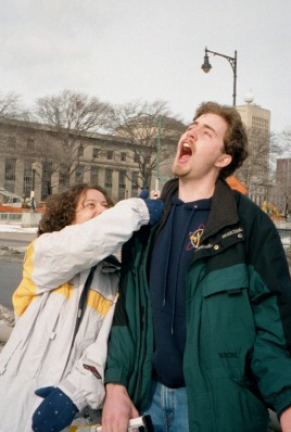 Rebecca attacking Jonathan